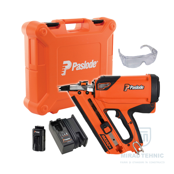 1 Paslode IM350+Lithiu - Aparat si seturi de cuie 34° cu gaz - imagine 3