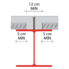 Conectori de forfecare sudabili TECNARIA - Plansee otel beton - Conector de forfecare sudabil CTF-NZ 12 x 70 mm - Comanda - 100 buc