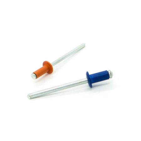 Nituri pop aluminiu-otel vopsite RAL - Blind rivets, DIN 7337, Form A, Aluminum/St, Ø 4,0 x 10, RAL 8019 - Ø 4,0 x 10 - 1000 buc