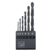 7 Seturi burghie metal HSS-R, HSS-G, HSS-Ti, HSS-Co5% DIN 338 - Trusa burghie metal HSS-R DIN 338 6 db (pcs) d 2-3-4-5-6-8mm - Verifica stoc - 1 buc