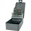 7 Seturi burghie metal HSS-R, HSS-G, HSS-Ti, HSS-Co5% DIN 338 - Set burghie metal HSS-Co5% DIN 338 19 bc (pcs) d 1-10x0,5mm - Stoc curent - 1 buc