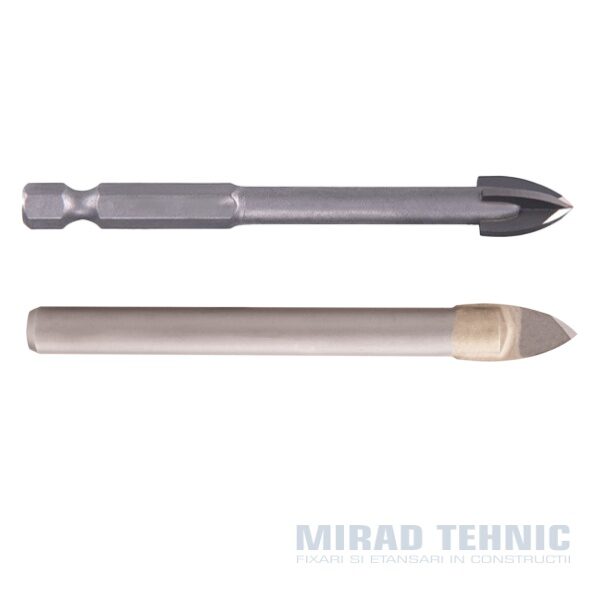 Burghie pentru sticla si placi ceramice cu pastila TCT