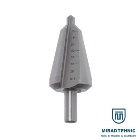 9 Burghiu conic HSS-G pentru tabla si tevi - Burghiu conic HSS-G precision in QP d 24,0 - 40,0 x 89mm - Verifica stoc - 1 buc
