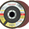 Discuri lamelare frontale pe suport din fibra de sticla conica - Flap disc tip Q-A corindon normal d 125x22 K80 - Verifica stoc - Corindon normal - 1 buc