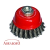 Perii oala ( perii cupa ) din sarma rotative - Perii de sarma cu toroane tip TZ 61 D 65, M 14, 0.35 SUP - D 65, M 14, 0.35 SUP - Stoc curent - 1 buc