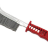 Perii de sarma manuale - Perie curba sarma otel - maner rosu tip SSHB 030STD - Stoc curent - 1 buc