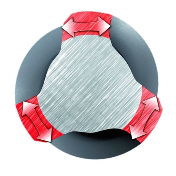 Burghie pentru beton SDS+  SPIT XT3 cu pastila monobloc in trei directii - imagine 3