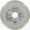 Discuri diamantate cu coroana continua pentru placi ceramice, gresie, faianta, etc. - Disc diamantat continuu C7 No 13 segment h=7 mm - 125 mm - Stoc curent - 1 buc