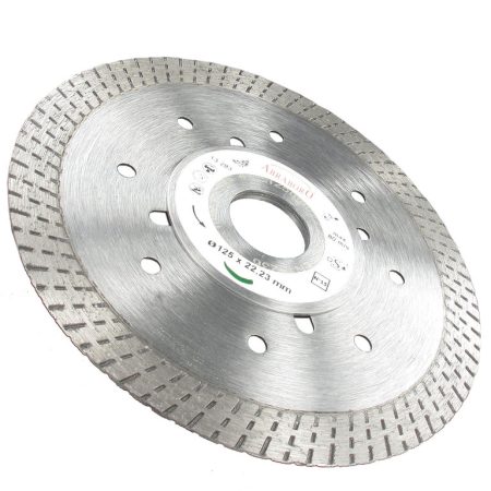 Discuri diamantate cu coroana continua pentru placi ceramice, gresie, faianta, etc. - Disc diam continuu SONIC placi ceramice No 15 segment h=10mm - 125 mm - Stoc curent - 1 buc