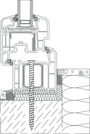 Suruburi pentru montajul usilor si ferestrelor din lemn, PVC, Al - imagine 2