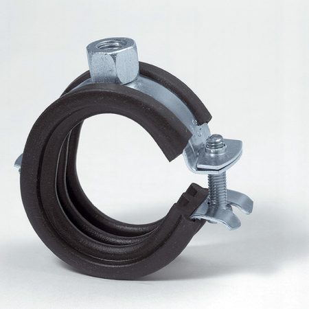 Colier cu un surub fixare rapida/EPDM/M8/Gama ¹⁄₈“ la 4“ - Colier conducta cu un surub cu manson EPDM/ M8 10–12 1/8