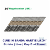 Cuie in banda de hartie la 34 grade 51 - 160 mm