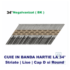Cuie in banda de hartie la 34 grade 51 - 160 mm