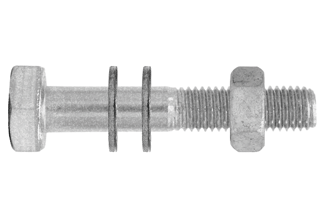 Surub cap hexagonal EN14399-4, Grupa 10.9, HDG - imagine 2