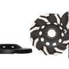 Discuri cupa diamantate Abradiam pentru polizor unghiular - Disc cupa AbraY Universal No. 1 pentru beton d 115 x 22,2 9 segm x 6 mm - 115 x 22,2 mm - Stoc curent - 1 buc