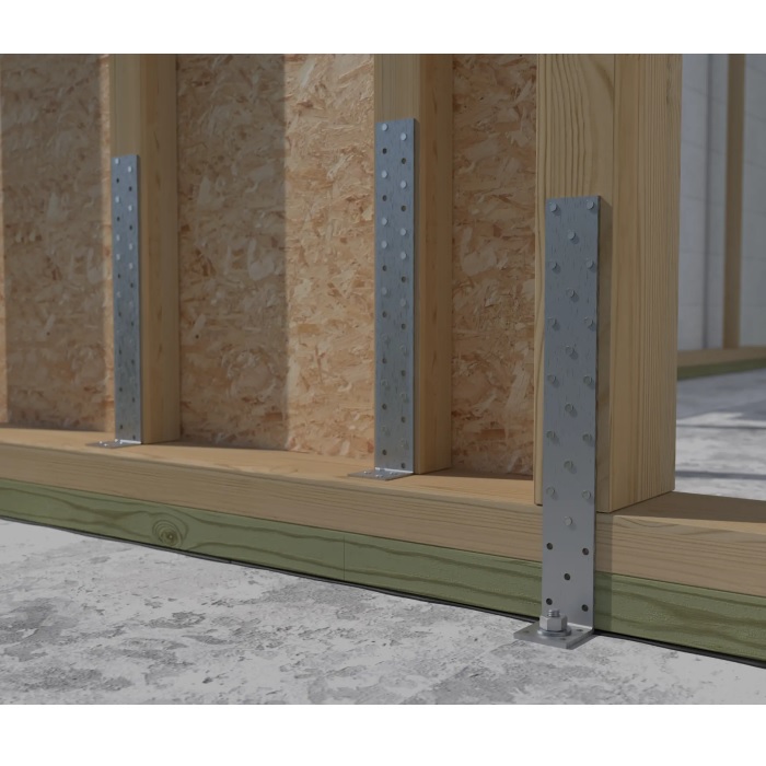 Coltar metalic de ancorare lemn -beton, HDG - imagine 4