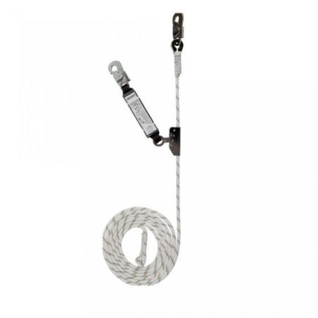 Mijloc de legatura cu opritor de cadere si absorbitor de energie - Coarda flexibila 10 m cu OPRITOR DE CADERE AC060+AZ002+AZ002 - 10 ml - Stoc curent