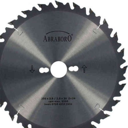 Disc circular pentru lemn BASIC - Disc circular taiere rapida in lemn dantura TCT BASIC d 130x2,4x16 mm - d 130x2,4x16 mm - 12 dinti