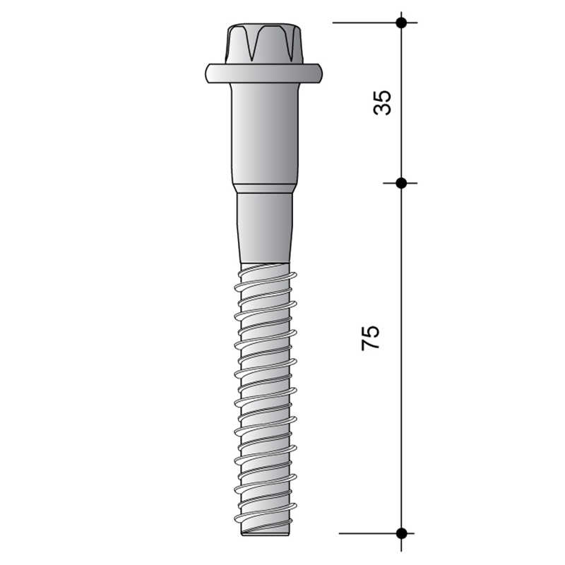 Conectori cu bolt si placa dintata Tecnaria CTCEM pentru plansee din caramida sau beton slab - imagine 8