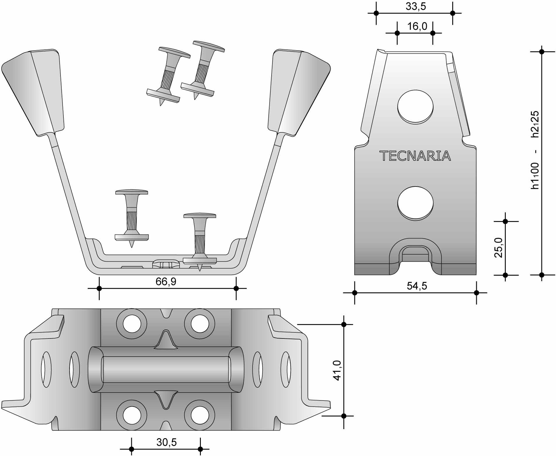 Conectori de forfecare Tecnaria Diapason - Plansee Compuse Otel-Beton - imagine 2