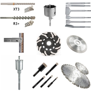 BETON - SCULE PENTRU GAURIRE, DEBITARE, ȘLEFUIRE | SDS +, SDS MAX, COADA CILINDRICA