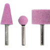 Capete abrazive din oxid de aluminiu ( corindon) pe suport ceramic cu coada