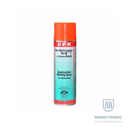 Spray marcaj pentru constructii - Spray marcaj ORANGE FLUO 500 ml