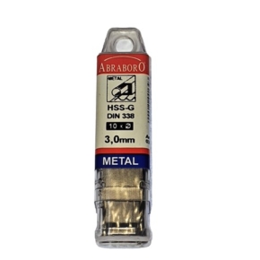 2 Burghiu metal rectificat HSS-GS DIN 338 -cutie 10 buc