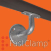 FastClamp DDA - Fitinguri din fonta zincate la cald - Gama balustrade pentru persoane cu dizabilitati - Consola de perete DDA - 1 1/4
