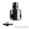 Adaptoare \ Mandrine si accesorii de gaurire cu masini talpa electromagnetica - Adaptor la masina carotat Fein Quick-In la carota Weldon