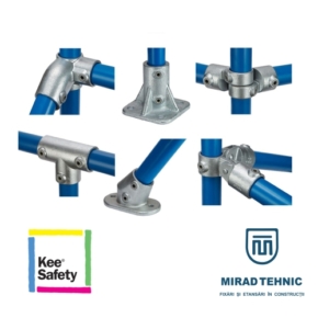 Armaturi din fonta galvanizata KeeKlamp pentru balustrade