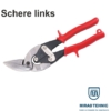 Foarfecă IDEAL dublu articulata 225 mm HRC 56-57 taiere pe stanga