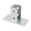 Accesorii de montaj pentru profile - Suport de sina SP-RX pentru incarcari mari pentru sina 41X21 si 41X41-H - Otel zincat - Stoc curent - 1 buc