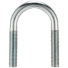 Clema U (diametru marit pt. temp pana la 300°C), DIN3570 - Clema U (U-bolts), DIN3570, vZn, A 530 / NW 500 mm/ M 24 - 5 buc - Comanda 4-5 zile