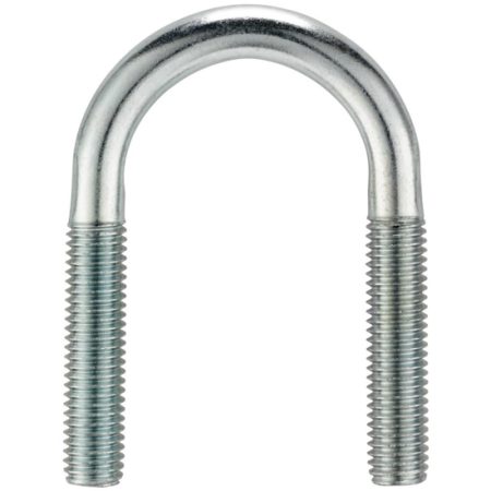 Clema U (diametru marit pt. temp pana la 300°C), DIN3570 - Clema U (U-bolts), DIN3570, vZn, A 530 / NW 500 mm/ M 24 - 5 buc - Comanda 4-5 zile