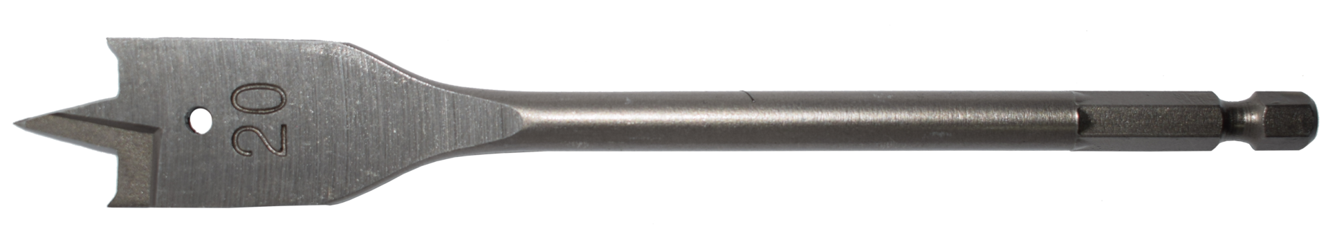 Burghiu lemn plat cu prindere bit (hex E6,3) - imagine 6