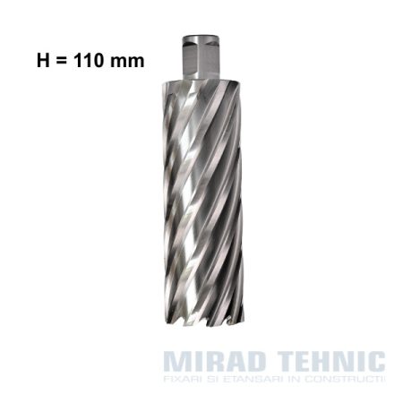Carote HSS Weldon H = 110 mm - Carota HSS-G cu prindere weldon 3/4
