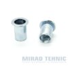 Nit Piulita cu Guler din aluminiu sau otel - Piulita nit randalinata cu guler plat OTEL M12x25,0 D.16 GRIP: 1.0-4.0 mm - Otel - 100 buc