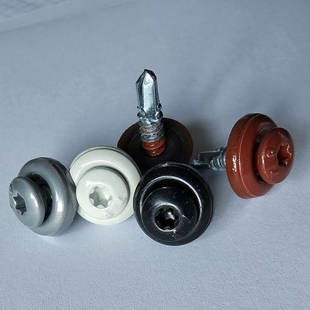 CZMT M4,8 X 20mm AL14, LV, RCSK+TX20, SURUB PERFORARE 3+1MM, CAP SEMIBOMBAT VOPSIT RAL - Autoperforant cap semibombat CZMT 4,8x20V14 TX20 perf 4 mm - ral-7024 - 250