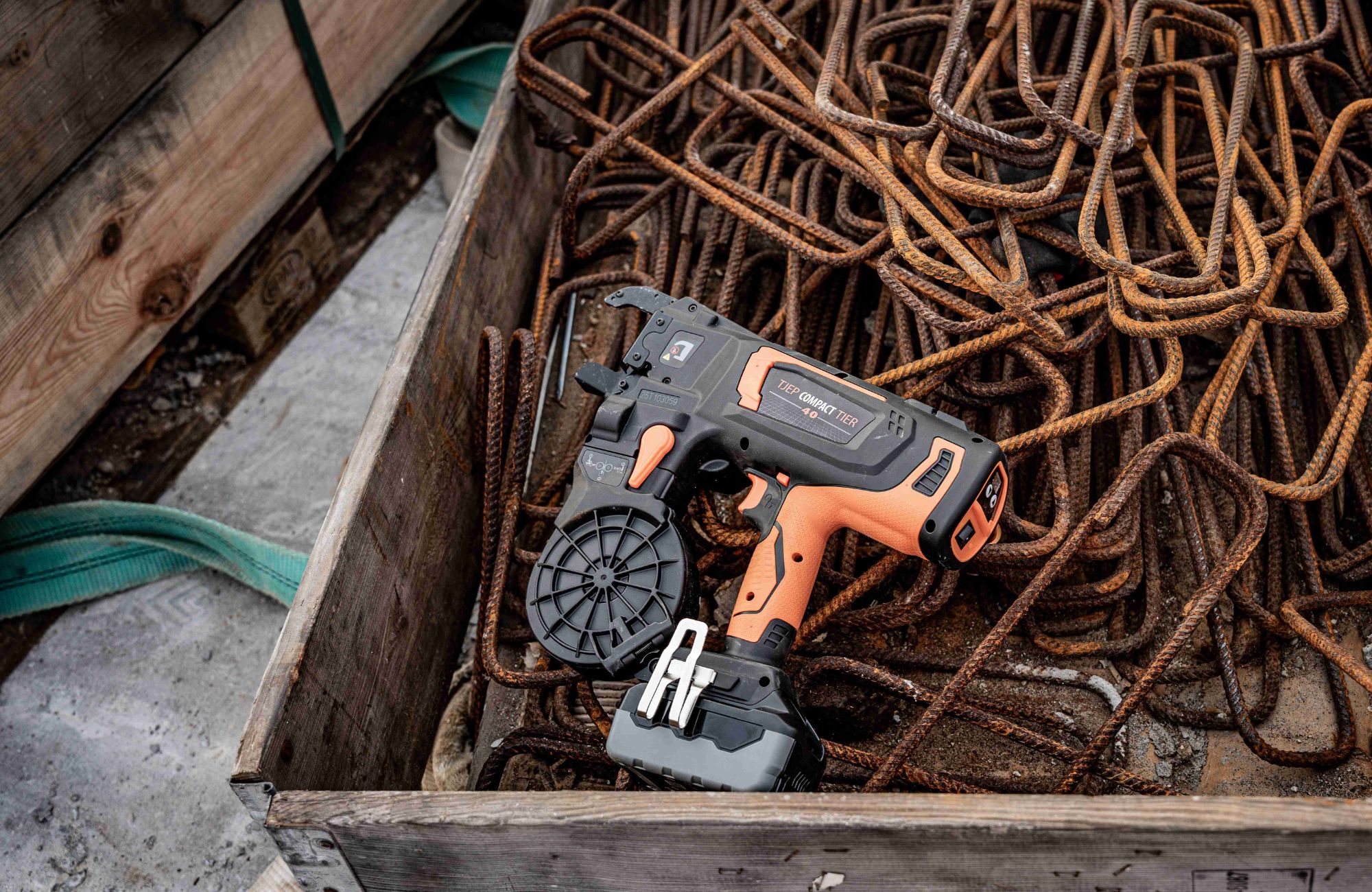 TJEP COMPACT TIER 40 - Aparat legat fier cu sârmă Ø1,3mm - 12 ~ 44 mm - imagine 3