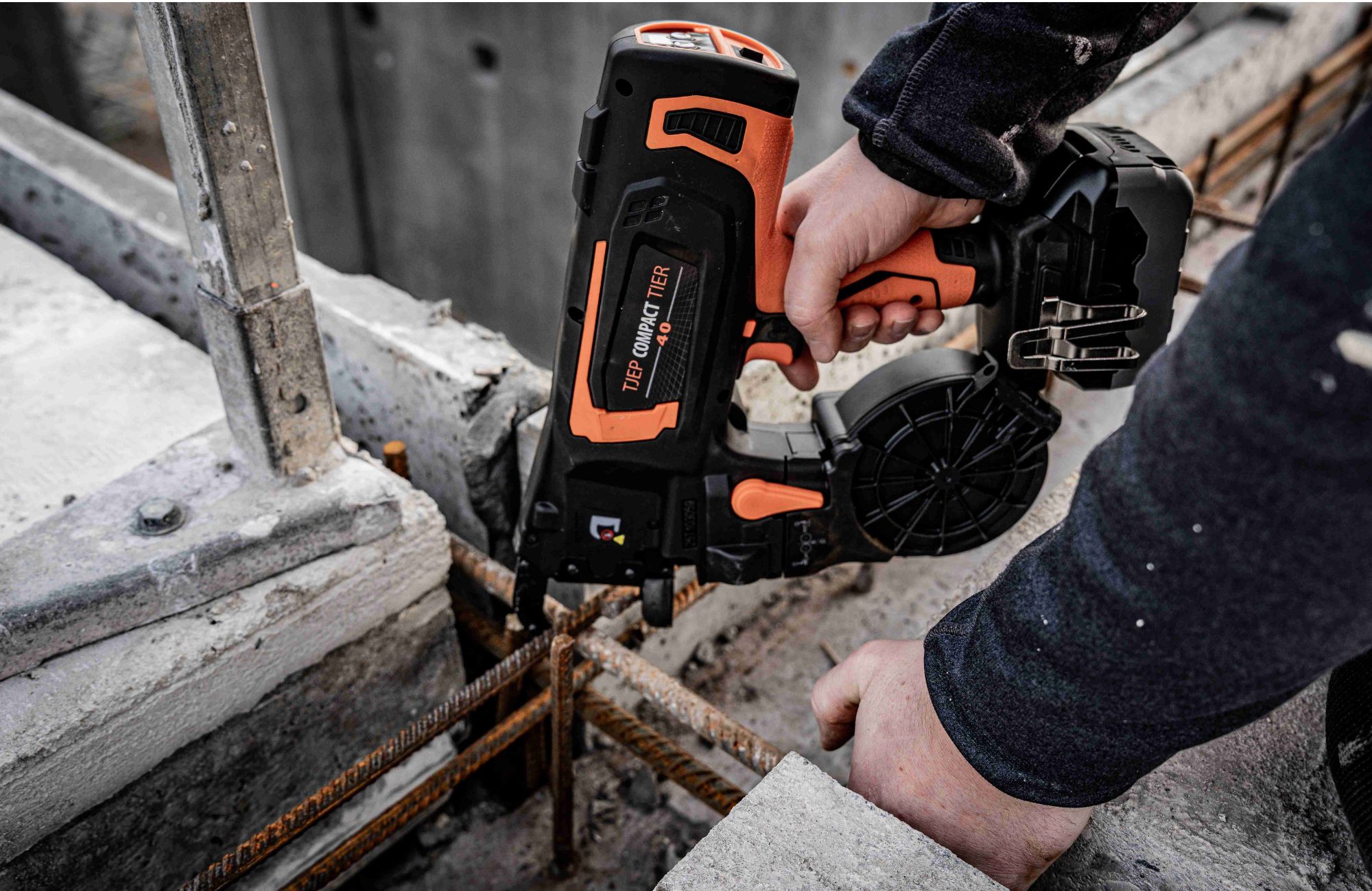 Cutie 24 Bobine Sârmă Ø1,3mm zincatâ pentru legat armaturi cu TJEP COMPACT TIER 40 - imagine 2