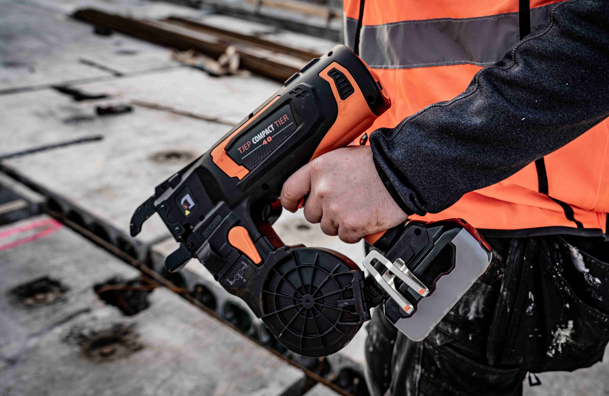 TJEP COMPACT TIER 40 - Aparat legat fier cu sârmă Ø1,3mm - 12 ~ 44 mm - imagine 4