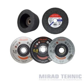 Discuri abrazive pentru debitat, polizat, slefuit