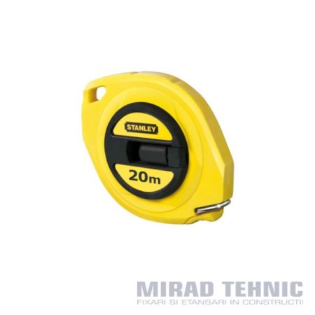 Rulete Stanley 3 ~ 60 ml - RULETA 20 M STANLEY CARCASA INCHISA BANDA OTEL - Stoc curent - 1 buc