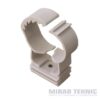 Conectori SPIT din plastic si otel pentru fixare cabluri si conducte - Clemă reglabilă pentru conducte SC-CLIP, diametre 25–32 (gri) - 50