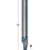 Freze cu un dinte HSS-E pentru pantograf - ALUMINIU SI PVC - Freza cu un dinte HSS-E Al/PVC 5 x 12/60 x 6 - 5 x 12/60 x 6 MM - Stoc curent - 1 buc.