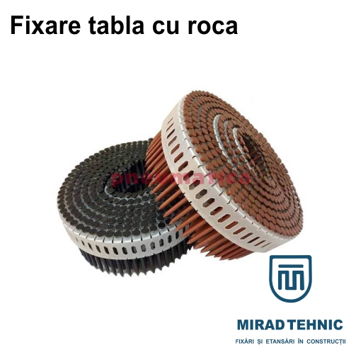 Cuie la 0° DECRA Rosii | Negre pt tabla cu roca sau HDG șindrile din lemn